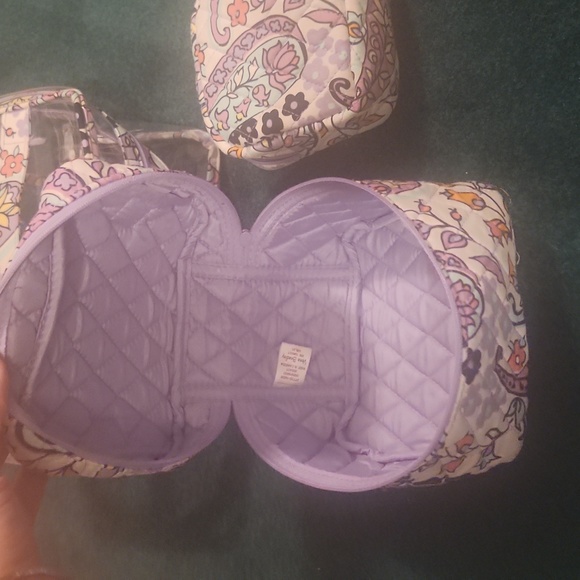3pc vera bradley cosmetic case - Picture 2 of 6